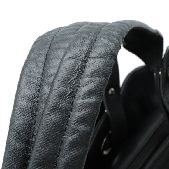 Chanel Paris Biarritz GM Leather Black with Pouch Tote Bag 1231-082825 - Picture 9 of 9